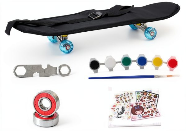 Sangde Skateboard Youth Beginner Wood Deck LED Wheels-5