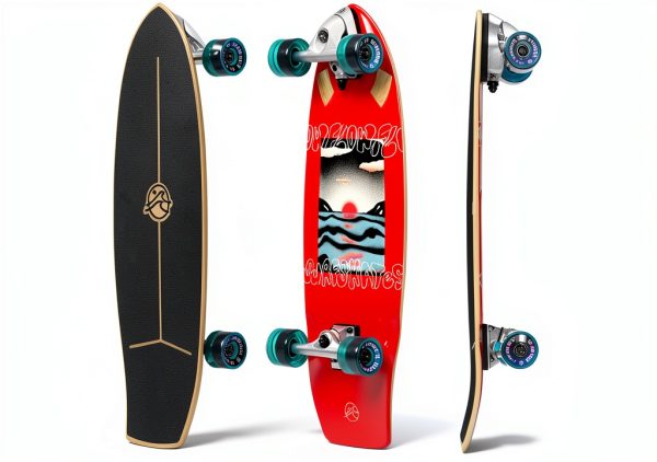Flow Surf Skates Cruiser Skateboard 29 Inch Maple Deck-0