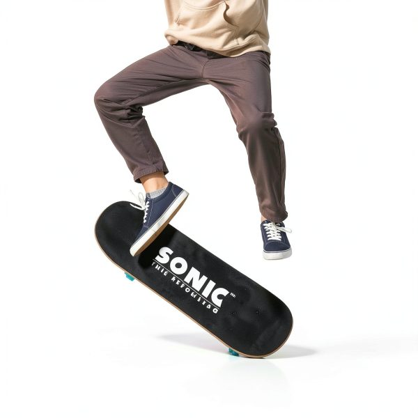 Voyager Sonic Skateboard Maple Wood Deck Beginner Unisex-5