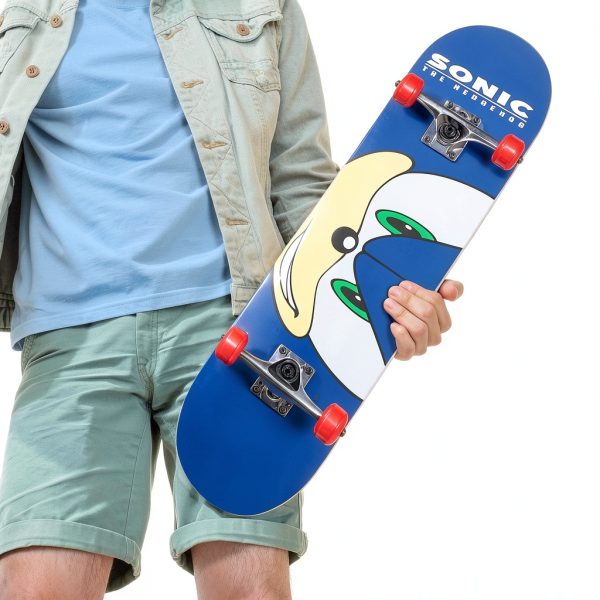 Voyager Sonic Skateboard Maple Wood Deck Beginner Unisex-6
