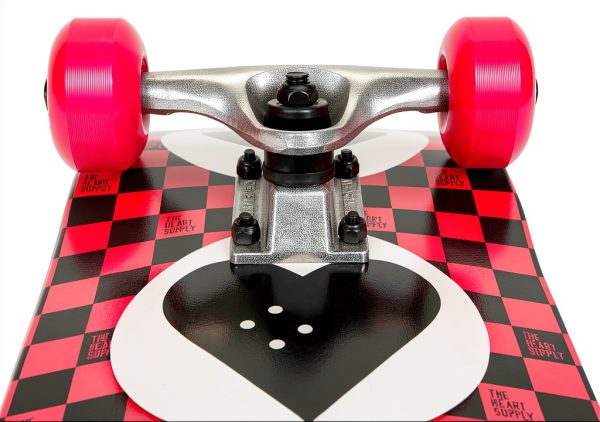 The Heart Supply Skateboard Team Checkerboard Youth Complete-3