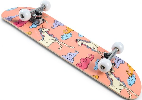 ANNEE Unicorn Skateboard Maple Deck 54mm Wheels Beginners-1