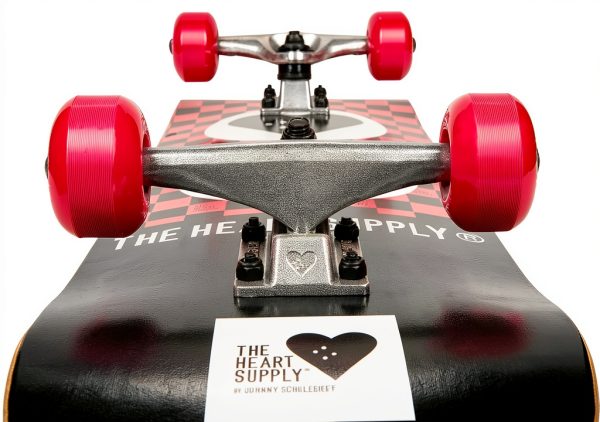 The Heart Supply Skateboard Team Checkerboard Youth Complete-2