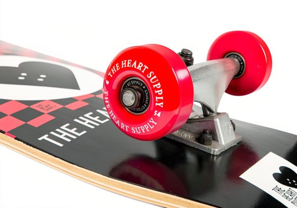 The Heart Supply Skateboard Team Checkerboard Youth Complete-4