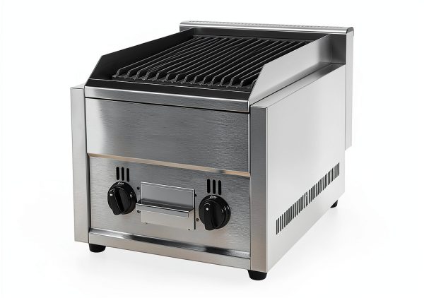 21" Commercial Char Broiler Grill - 2 Burner Gas & Propane Countertop Radiant Broiler, Nsf Certified, for Restaurants, Shawarma & Bbq Use (Fy-977 Model,)-1