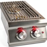 Heavy-Duty Stainless Steel Outdoor Blaze Double Side Burner Natural-0