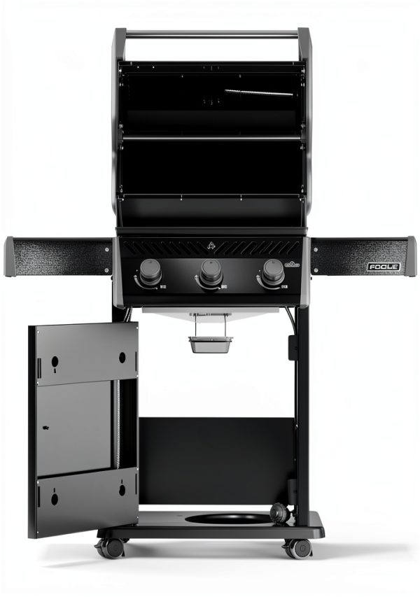Napoleon Rogue 425 Propane Gas Grill Black 3-Burner Durable BBQ-3