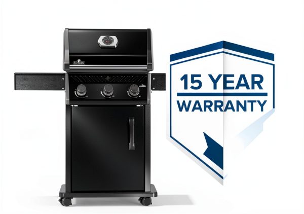 Napoleon Rogue 425 Propane Gas Grill Black 3-Burner Durable BBQ-4