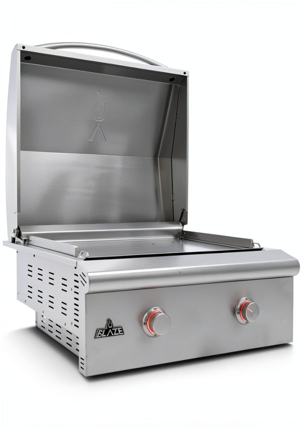 Blaze LTE+ 30-Inch Built-in Natural Gas Griddle w/Lift-Assist Hood - BLZ-GRIDDLE-LTE3-NG-0
