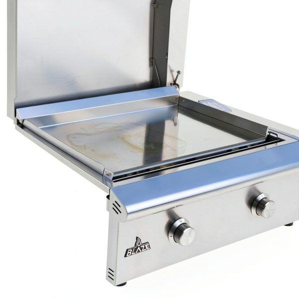 Blaze LTE+ 30-Inch Built-in Natural Gas Griddle w/Lift-Assist Hood - BLZ-GRIDDLE-LTE3-NG-2