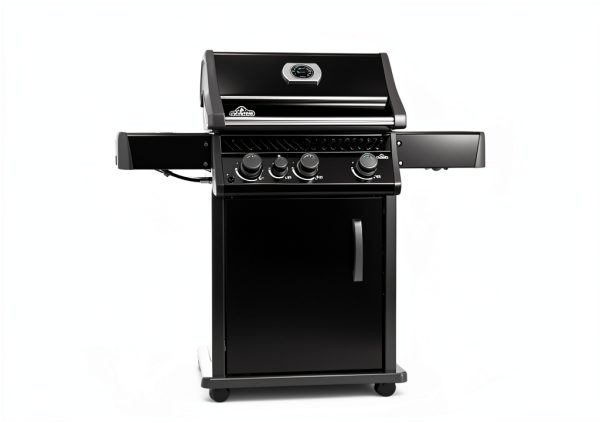 Napoleon Rogue 425 Propane Gas Grill with Range Side Burner, Black, 3 Stainless Steel Main Burners, Durable Grilling Power-7