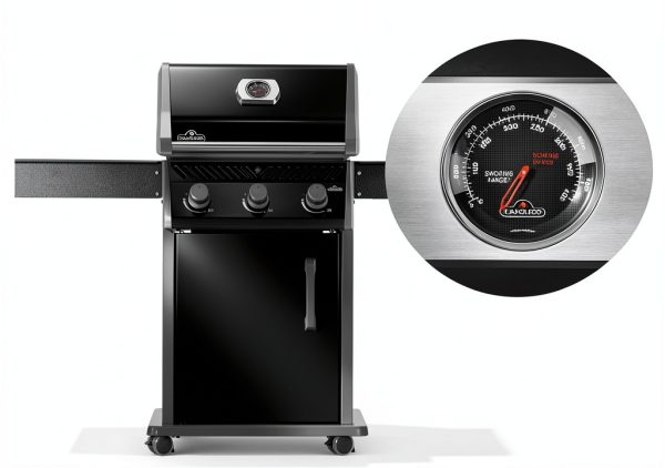 Napoleon Rogue 425 Propane Gas Grill Black 3-Burner Durable BBQ-7
