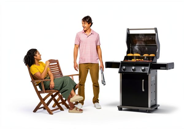 Napoleon Rogue 425 Propane Gas Grill Black 3-Burner Durable BBQ-8