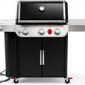 Weber Genesis E-335 Gas Grill, Natural Gas, Black-0