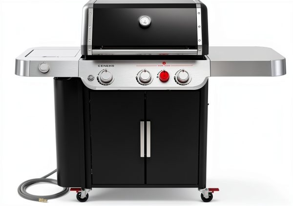 Weber Genesis E-335 Gas Grill, Natural Gas, Black-0