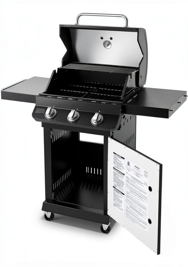 Dyna-Glo 3 Burner Natural Gas Grill Premier Rust-Resistant Finish-9