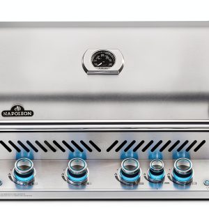 Napoleon BIPRO500RBNSS-3 Built-in Prestige PRO RB Natural Gas Grill Head, 500 sq.in. + Infrared Infrared Rear Burner, Stainless Steel-0