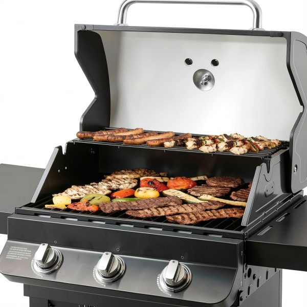 Dyna-Glo 3 Burner Natural Gas Grill Premier Rust-Resistant Finish-10