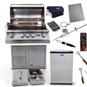 Lion Premium Grills 32-inch Natural Gas Grill, Stainless Steel-0