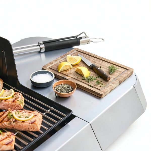 Weber Genesis S-415 Natural Gas Grill for Outdoor Grilling, 4 Burners, Stainless Steel-3