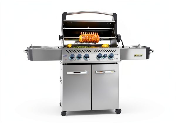 Napoleon P500RSIBNSS-3 Prestige 500 RSIB Natural Gas Grill, sq. in + Infrared Side and Rear Burner, Stainless Steel-4