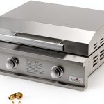 Stanbroil 28-Inch Premium Built-In Natural Gas Griddle for Outdoor Kitchen Grill, Durable Stainless Steel 2-Burner Flat Top Grill with Lid for BBQ Island, 34,000 BTUs-0