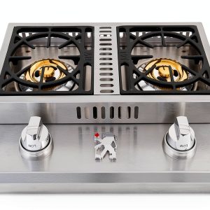Lion Premium Grills L1634 Natural Gas Double Side Burner, 26-3/4 by 20-1/2-Inch-0