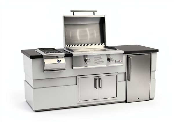 Stanbroil 28-Inch Premium Built-In Natural Gas Griddle for Outdoor Kitchen Grill, Durable Stainless Steel 2-Burner Flat Top Grill with Lid for BBQ Island, 34,000 BTUs-5